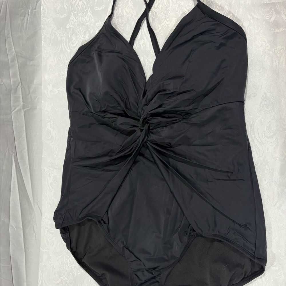 Time and Tru Elegant Black Swimsuit woman’s size 2x